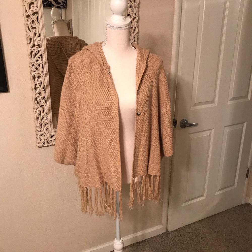 Crochet Pancho with Hood